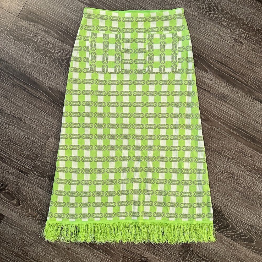 Baum Und Pferdgarten Callis Jacquard-Knit Midi Skirt